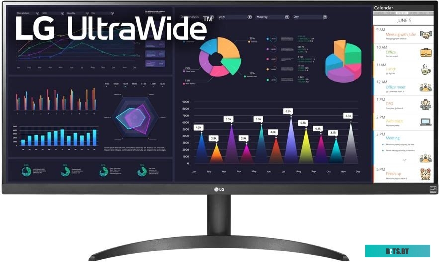 МОНИТОР 34" LG 34WQ500-B 34WQ500-B.ARUZ