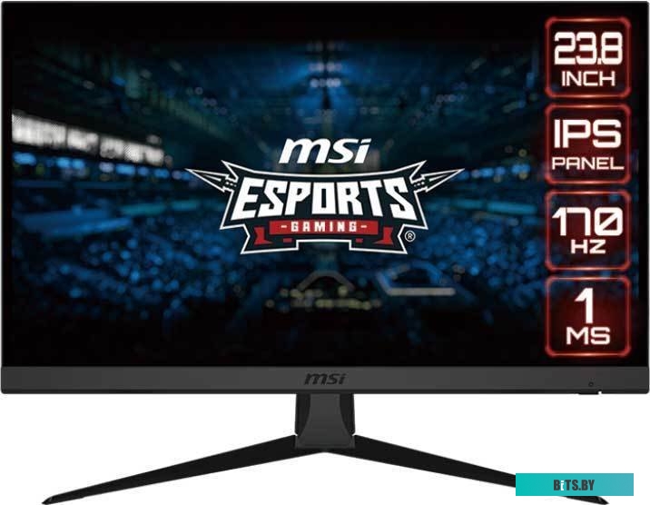 Монитор MSI 23.8" Optix G2422 черный IPS LED 1ms 16:9 HDMI матовая 250cd 178гр/178гр 1920x1080 170Hz FreeSync Premium DP FHD 3.5кг