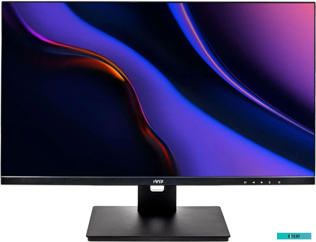 Монитор Hiper 23.8" EasyView HS2401 черный IPS LED 5ms 16:9 HDMI M/M глянцевая 250cd 178гр/178гр 1920x1080 75Hz VGA DP FHD 3.12кг