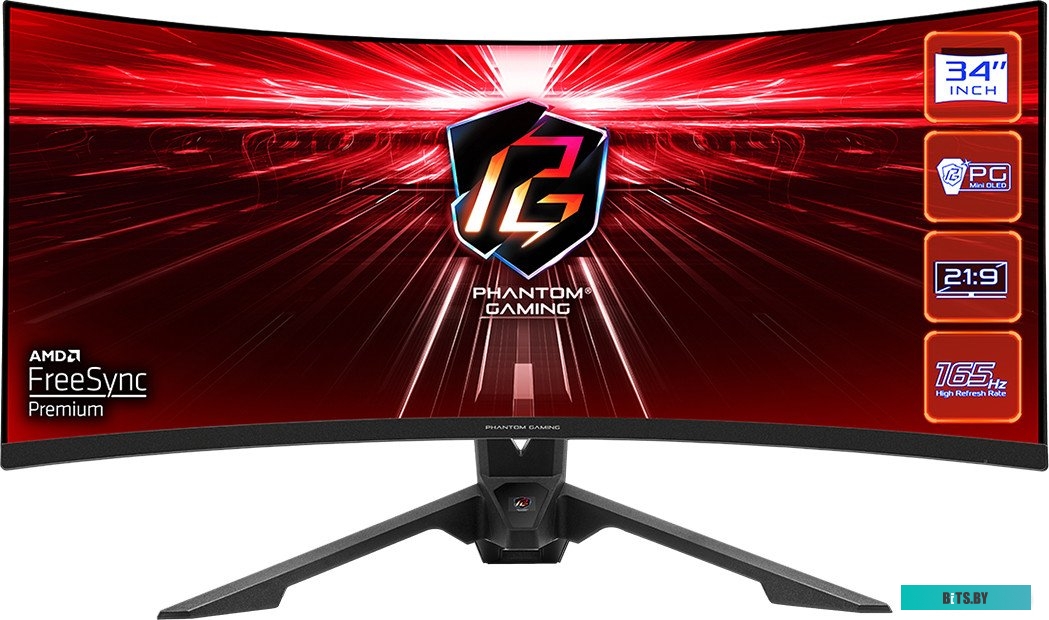 Монитор ASRock Phantom Gaming PG34WQ15R3A