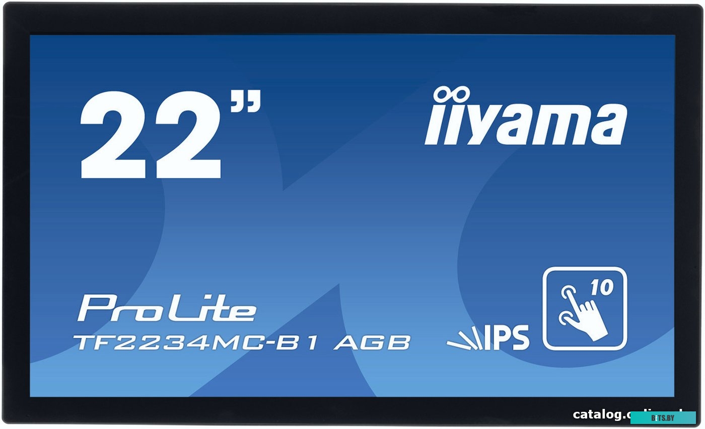 Монитор Iiyama 21.5" TF2234MC-B7AGB черный IPS LED 8ms 16:9 HDMI матовая 1000:1 350cd 178гр/178гр 1920x1080 D-Sub DisplayPort FHD USB Touch