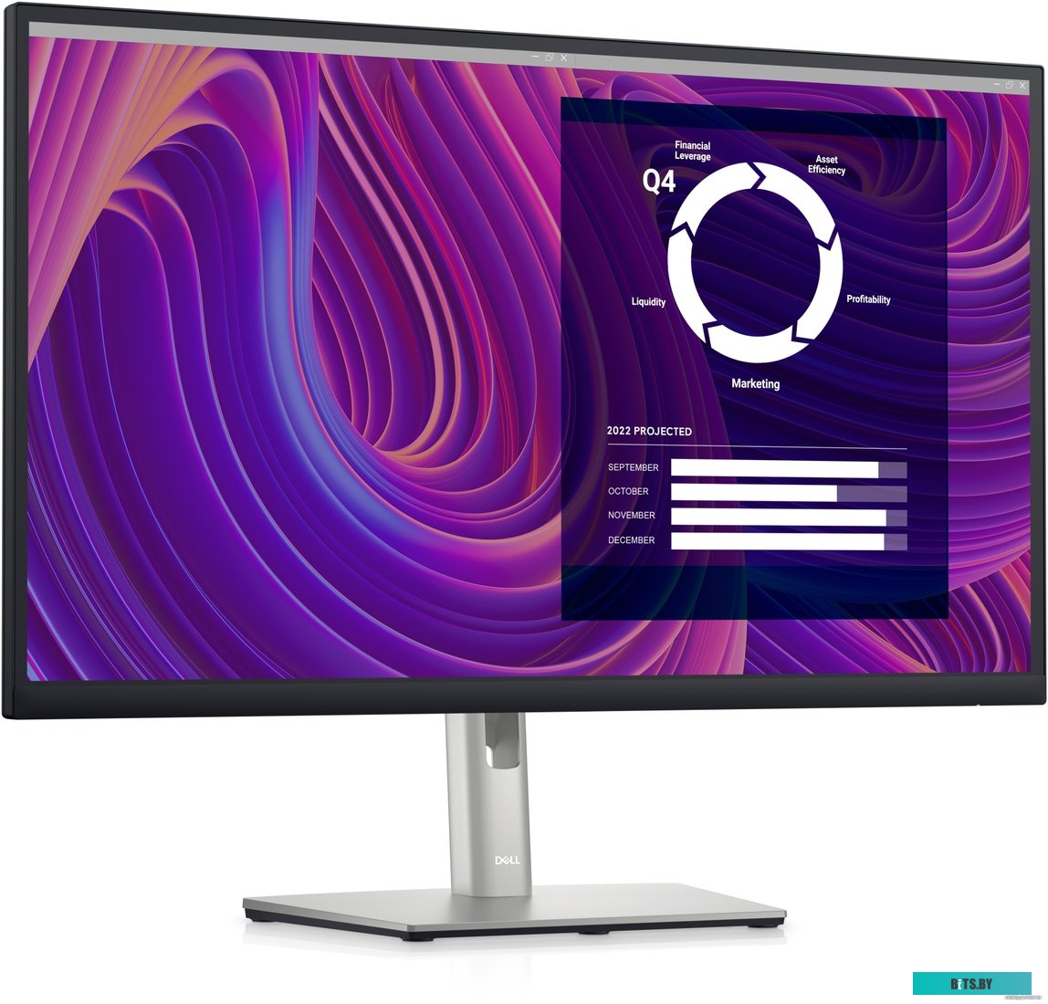 Монитор Dell 27" P2723D черный IPS LED 5ms 16:9 HDMI матовая HAS Piv 1000:1 350cd 178гр/178гр 2560x1440 60Hz DP USB 6.76кг