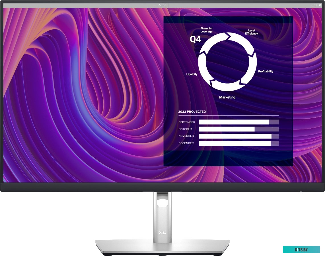 Монитор Dell 27" P2723D черный IPS LED 5ms 16:9 HDMI матовая HAS Piv 1000:1 350cd 178гр/178гр 2560x1440 60Hz DP USB 6.76кг
