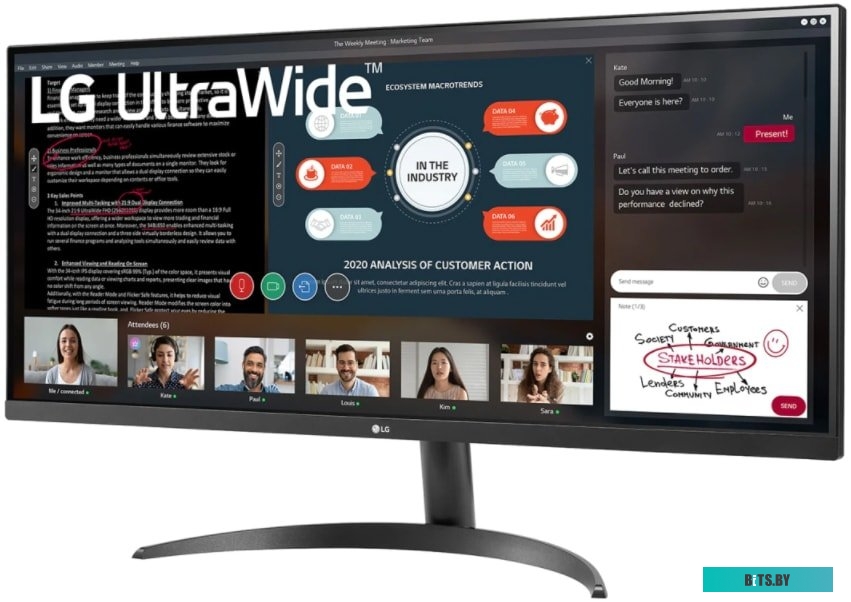 Монитор LG UltraWide 34WP500-B