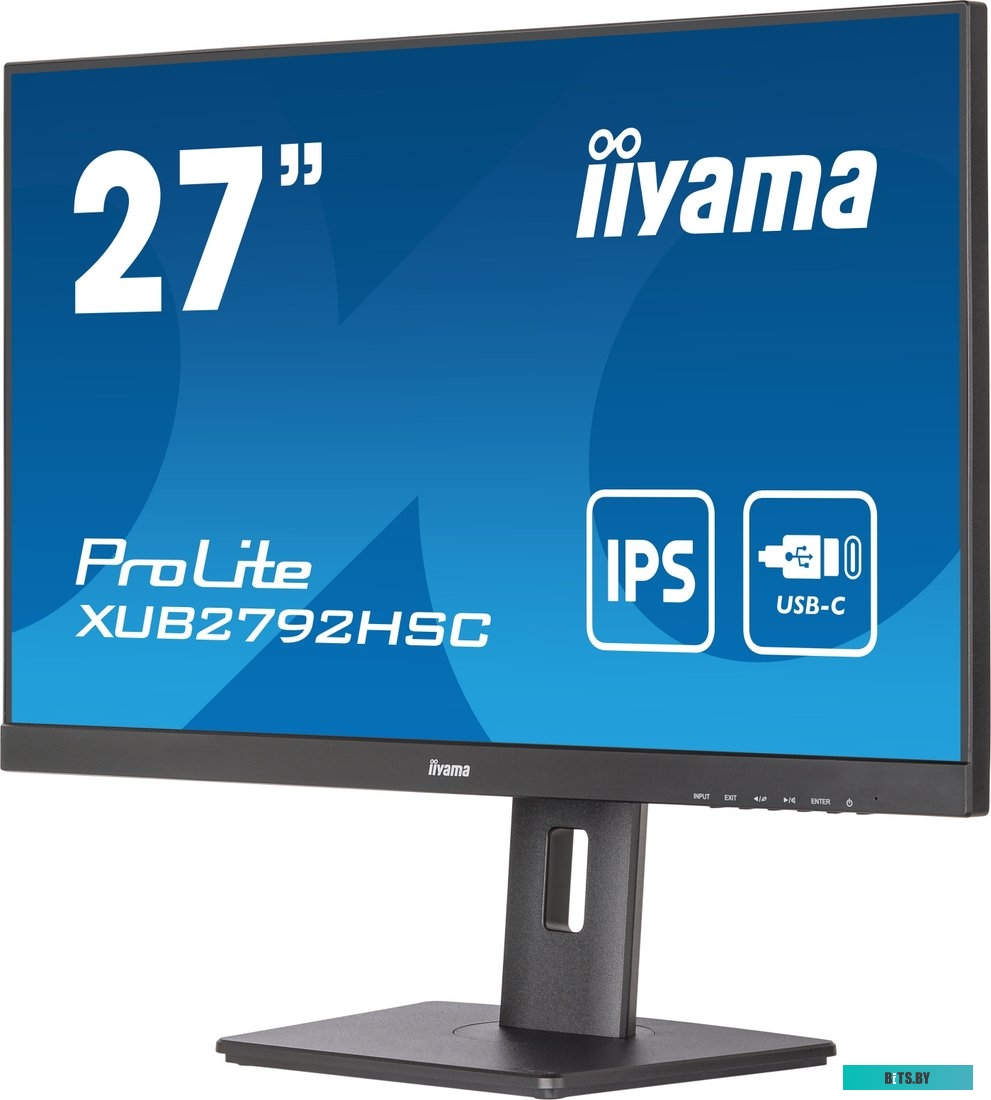 XUB2792HSC-B5 Монитор Iiyama 27" ProLite XUB2792HSC-B5 черный IPS LED 4ms 16:9 HDMI M/M матовая HAS Piv 250cd 178гр/178гр 1920x1080 75Hz DP FHD USB 6.