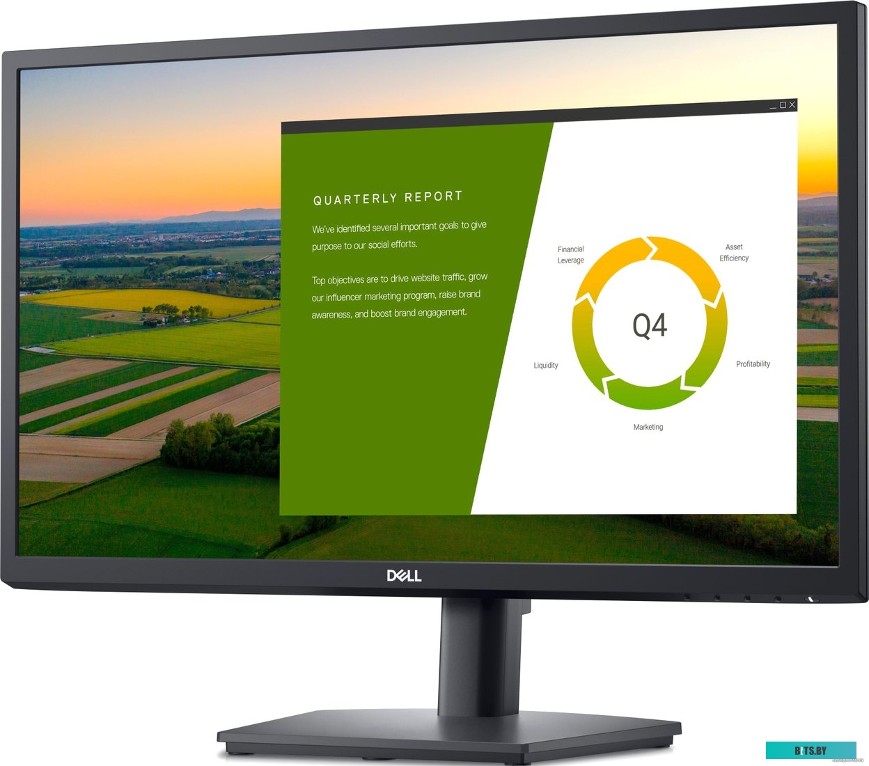 Монитор Dell 23,8" E2422HS (1920 x 1080) LED VGA DP HDMI, UK (без кабеля питания в комплекте)