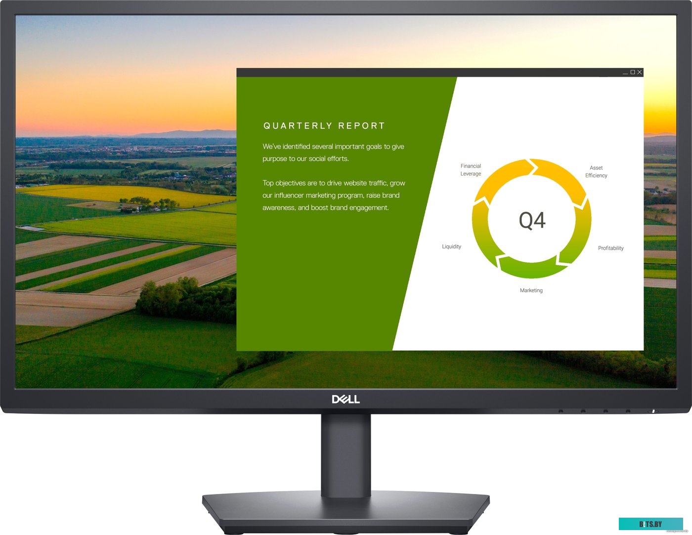 Монитор Dell 23,8" E2422HS (1920 x 1080) LED VGA DP HDMI, UK (без кабеля питания в комплекте)