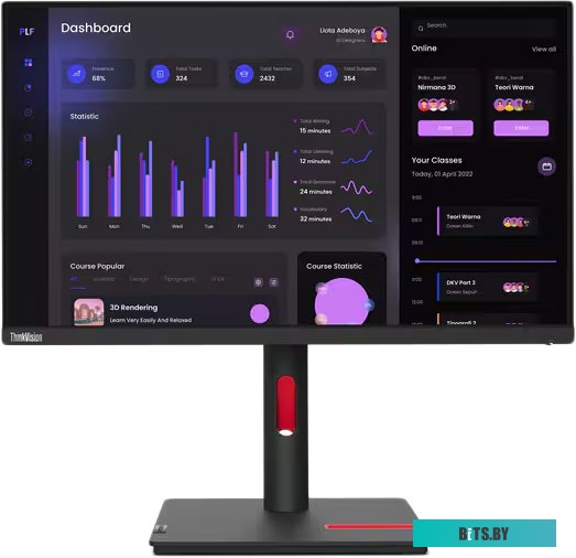 Монитор Lenovo ThinkVision T24i-30 63CFMATXEU