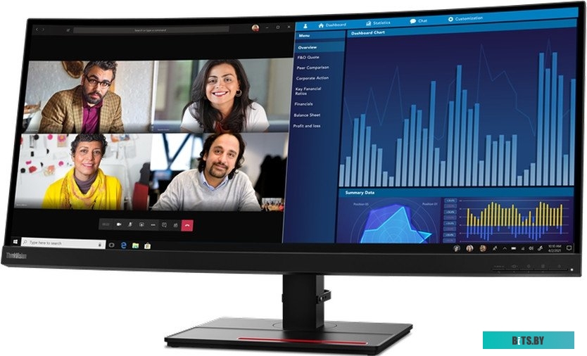 Монитор Lenovo 34" ThinkVision P34w-20 63F2RAT3UK