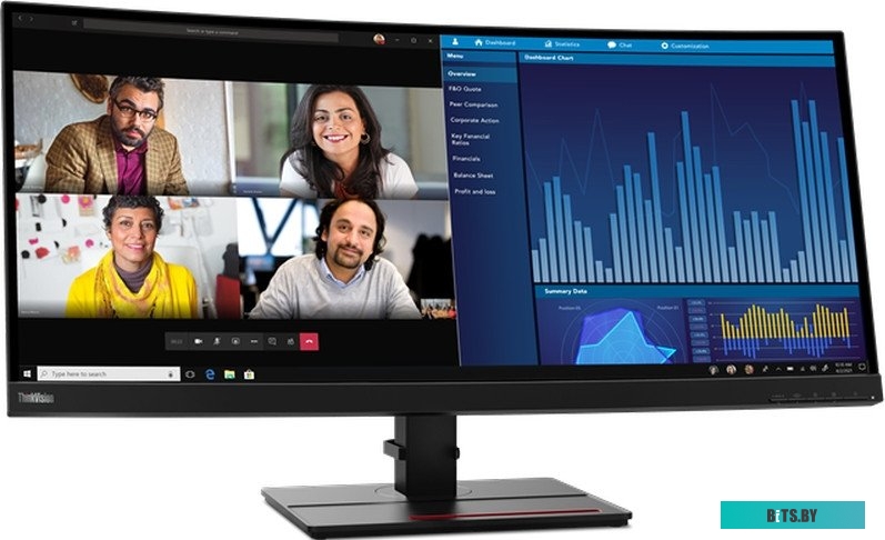 Монитор Lenovo 34" ThinkVision P34w-20 63F2RAT3UK