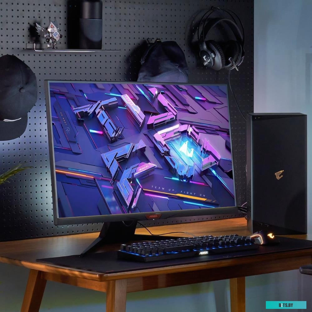 20VM0-AFI32UBA-1EKR Монитор Gigabyte 31.5" Aorus FI32U IPS 3840x2160 144Hz 350cd/m2 16:9