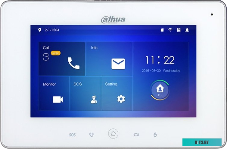 DH-VTH5221DW-S2 DH-VTH5221DW-S2 Dahua Монитор видеодомофона IP 7 дюймовый
