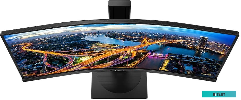 Монитор Philips 34" 346B1C(00/01) черный VA LED 21:9 (Ultrawide) HDMI M/M матовая HAS Piv 300cd 178гр/178гр 3440x1440 100Hz DP WQ USB 11.49кг