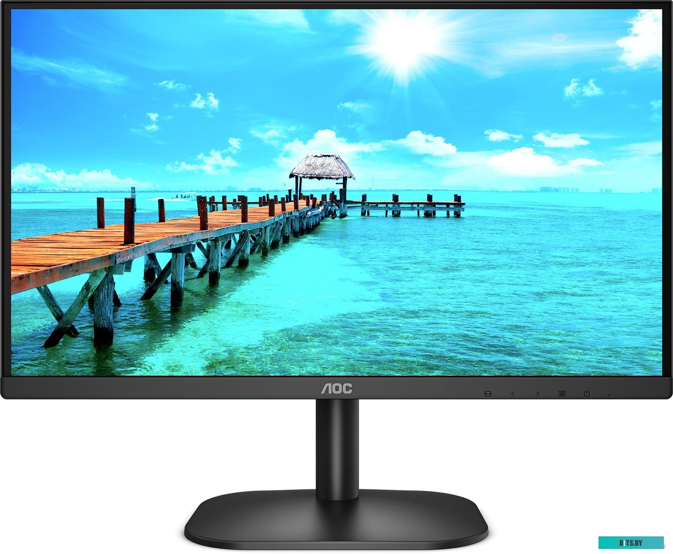 22B2H00/01 Монитор AOC 21.5" Value Line 22B2H(00/01) черный VA LED 16:9 HDMI матовая 200cd 178гр/178гр 1920x1080 75Hz VGA FHD 2.1кг
