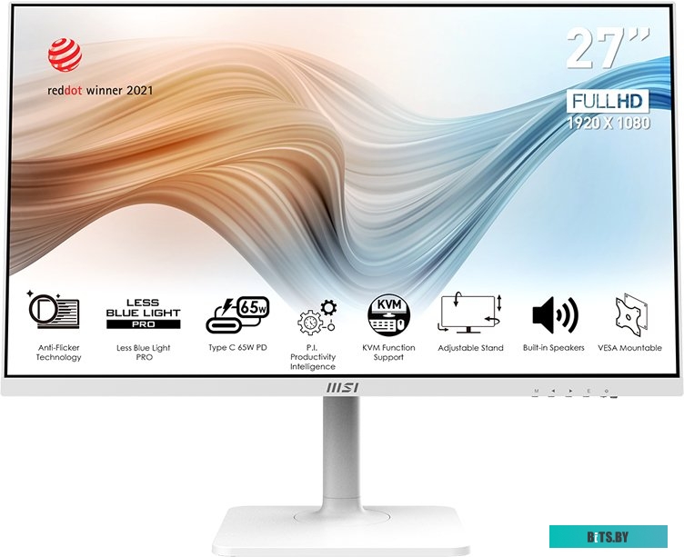 Монитор MSI 27" Modern MD272PW белый 9S6-3PB19H-068