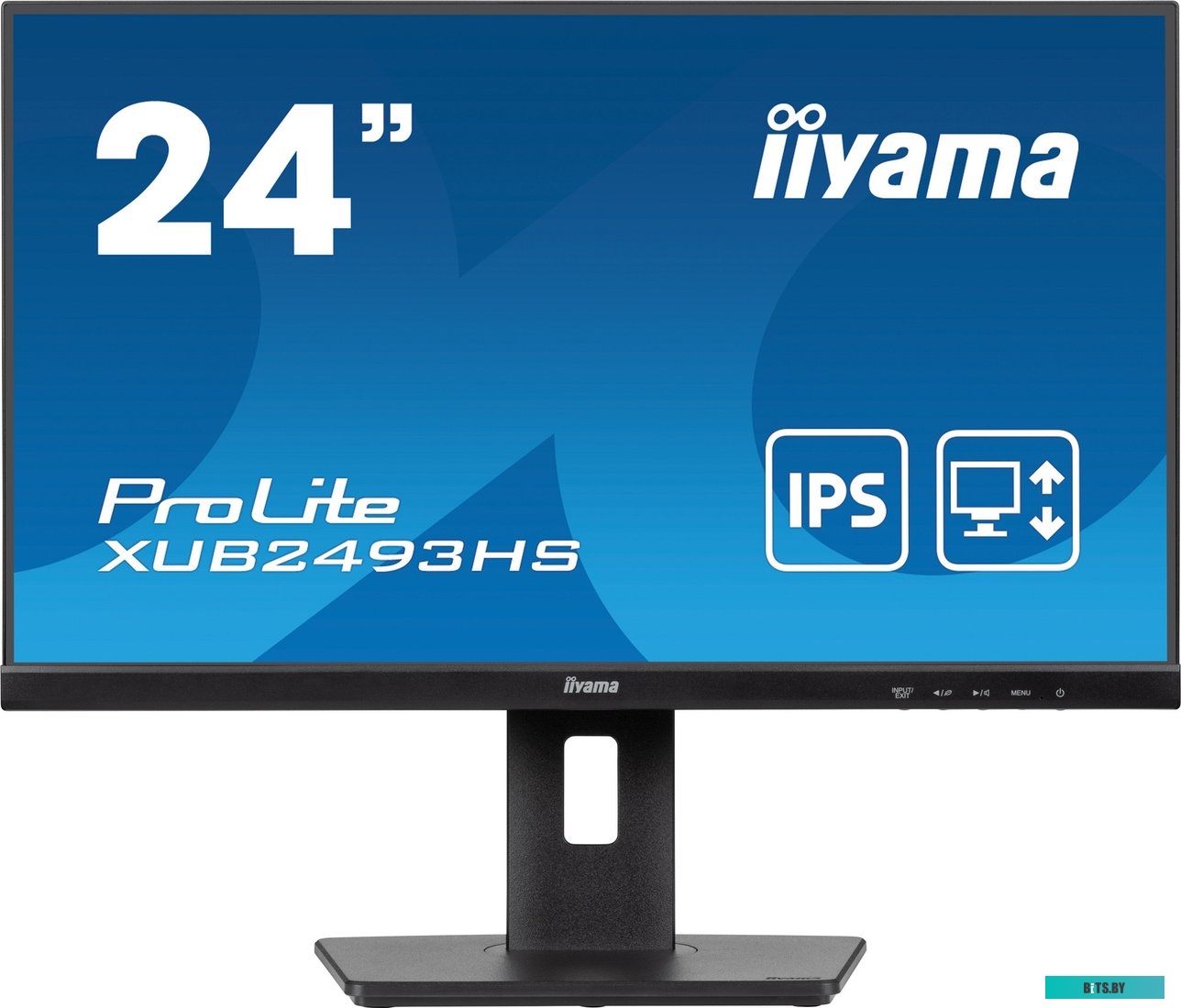 XUB2493HS-B6 Монитор Iiyama 23.8" ProLite XUB2493HS-B6 черный IPS LED 16:9 HDMI M/M матовая HAS Piv 250cd 178гр/178гр 1920x1080 100Hz DP FHD 5.7кг