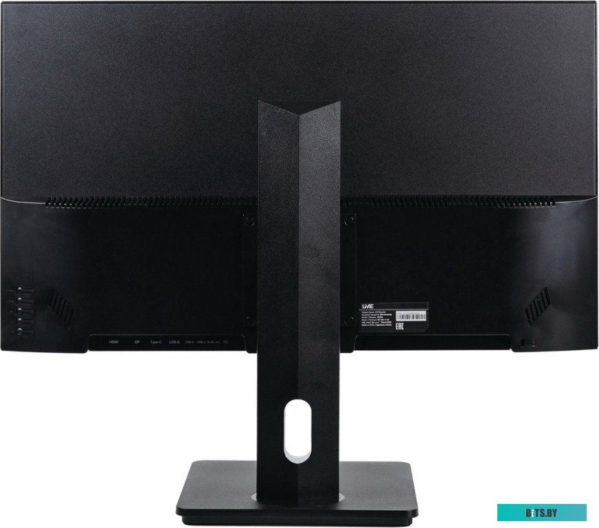 Монитор 27"; Lime Z270A Black (IPS, 3840х2160, HDMI+DP+Type-C+USB in+ USB out*2+Audio out jack+DC, 4 ms, 178°/178°, 250 cd/m, 1000:1 (100M:1), 75Hz, F