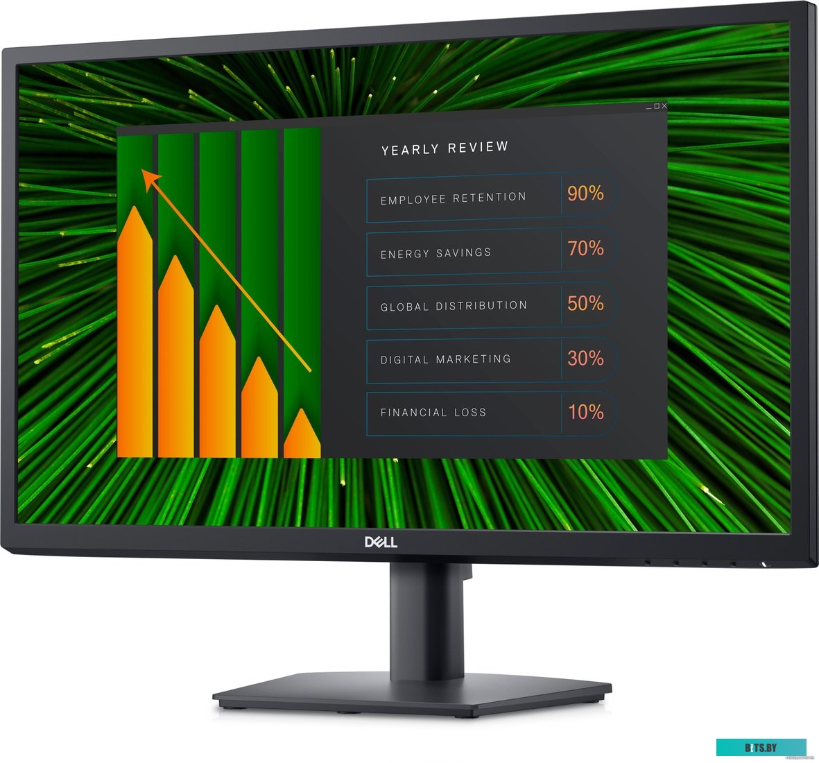 E2423H-NC2 Монитор Dell 23,8" E2423H  BK/BK ( VA; 250 cd/m2; 16:9; 1000:1; 5ms; 1920x1080; 178/178; VGA; DP) (существенное повреждение коробки)