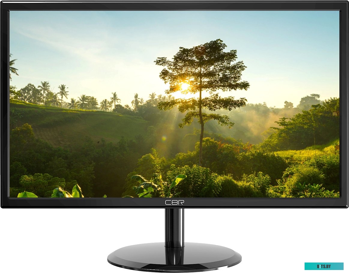 LCD-MF240A-OPC Монитор CBR LCD 23.8" MF-240A безрамочный, IPS, FHD 1920x1080, 75Гц, 1*VGA, 1*HDMI, черный, кабели 1*HDMI+1*VGA 1.5м в комплекте [LCD-M