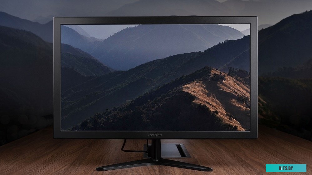Монитор Rombica SkyView I24Х1 23.8'' 1920x1080, IPS, 178/178, 5мс, 250nit, HDMI/VGA, noUSB, 2x2W, T, 1y