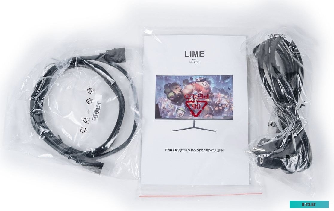 R270||bp Монитор Lime Bad Pack 27&quot; R270 Black (IPS, 1920x1080, VGA+HDMI+DP+Audio out, 4 ms, 178°/178°, 250 cd/m, 1000:1 (100M:1), 75Hz, Flat, вну