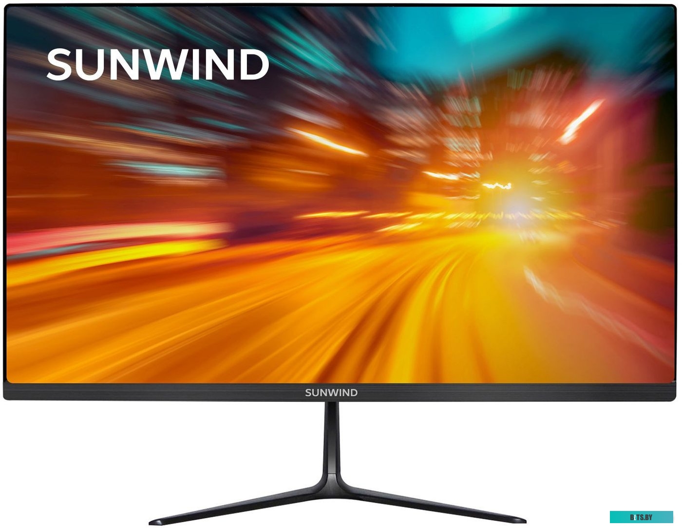 Монитор SunWind SUN-M22BA102 21.5", черный
