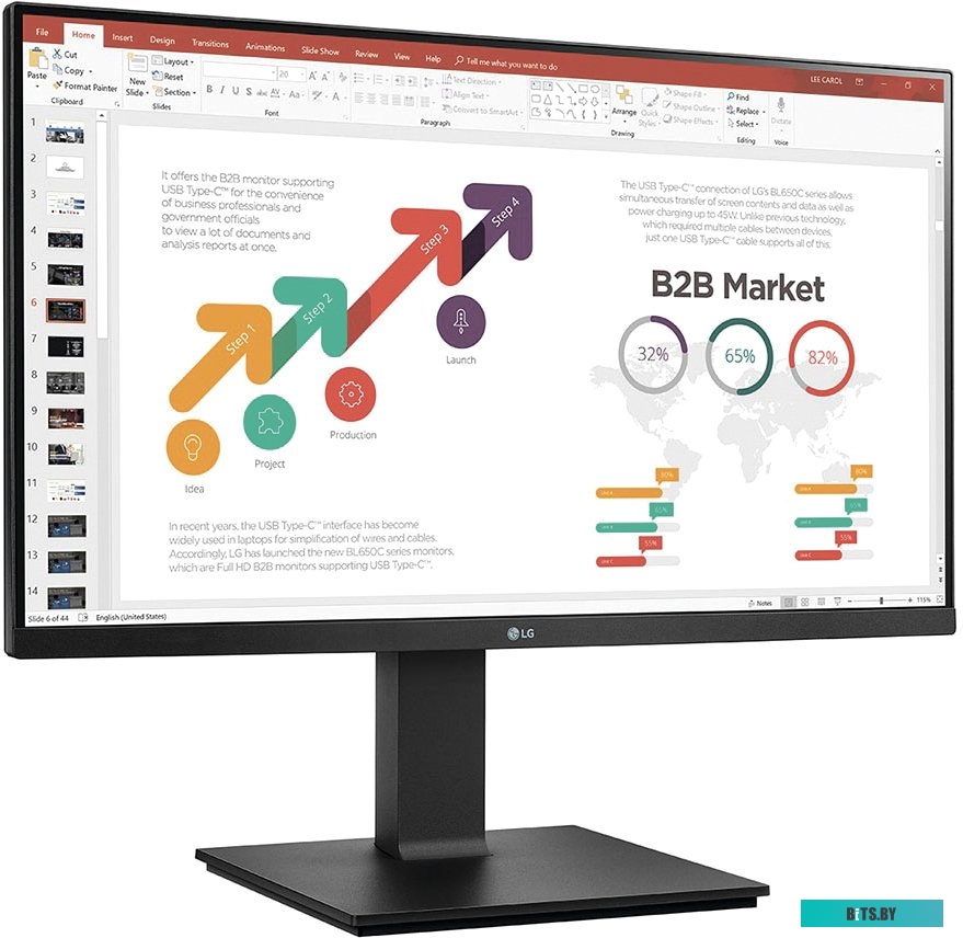 Монитор LG 24BP450Y-B