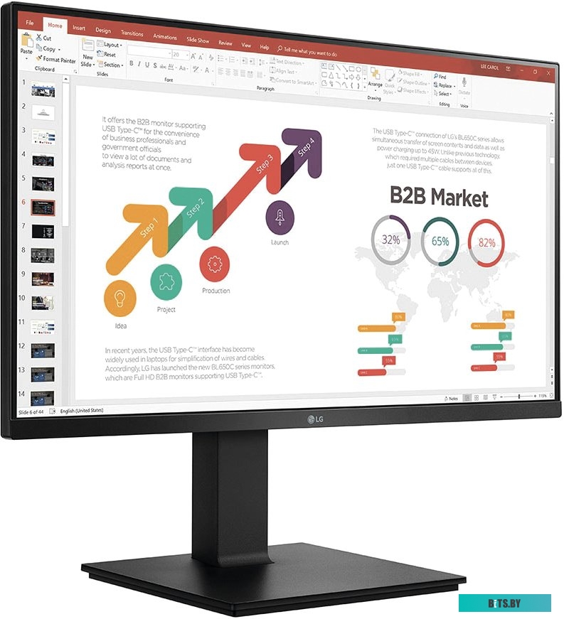 Монитор LG 24BP450Y-B
