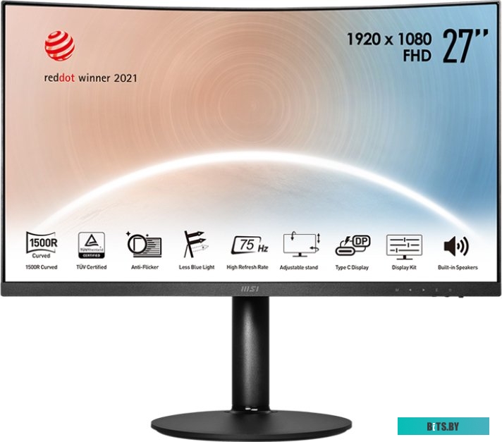 Монитор MSI Modern MD271CPW 27", белый [9s6-3pa6hh-027]