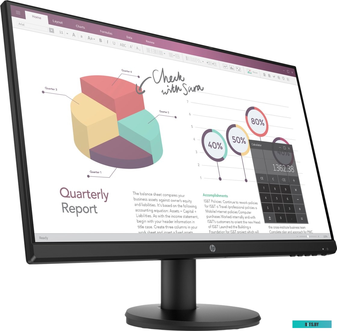 Монитор HP P24v G4 9TT78AA