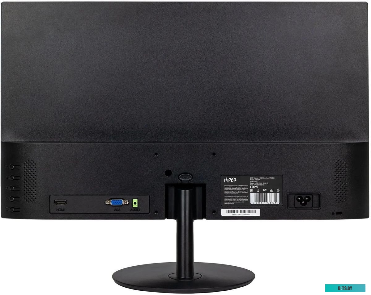 Монитор Hiper 21.5" EasyView M2235A черный VA LED 7ms 16:9 HDMI глянцевая 200cd 178гр/178гр 1920x1080 60Hz FreeSync VGA FHD 2.5кг