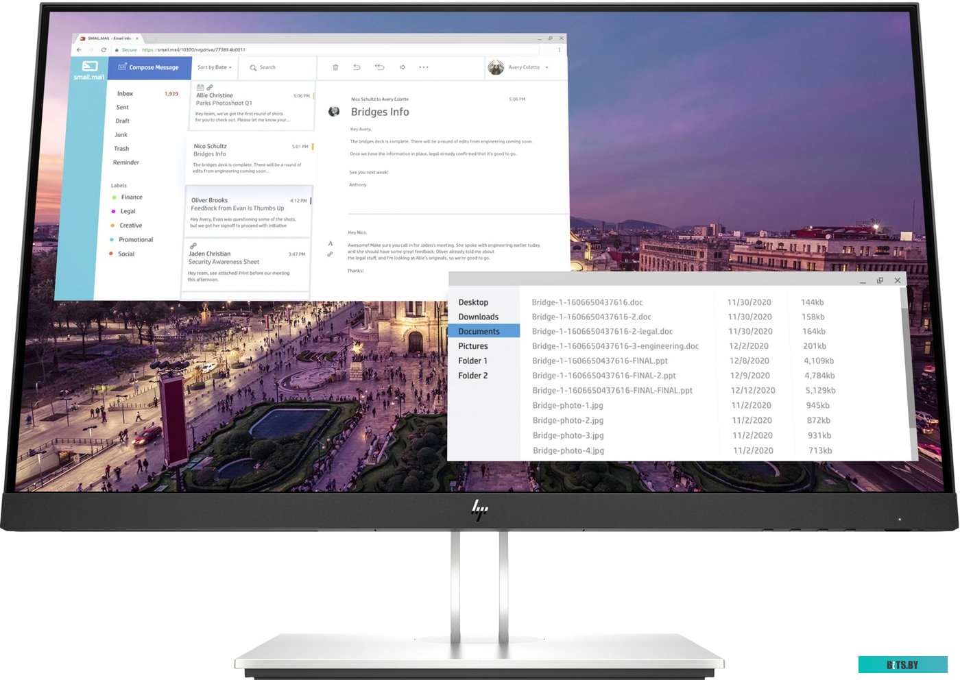 Монитор HP E23 G4 <9VF96AA>