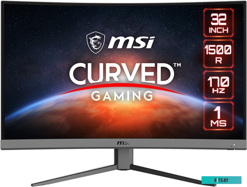 9S6-3DA61T-050 , MSI G32C4 E2 31.5" 16:9 FHD(1920x1080) VA Curve 1500R, 1ms(MPRT), 3000:1, 100M:1, 250nit, 178/178, 2xHDMI 1.4, 1xDP 1.2, Tilt, VESA, 