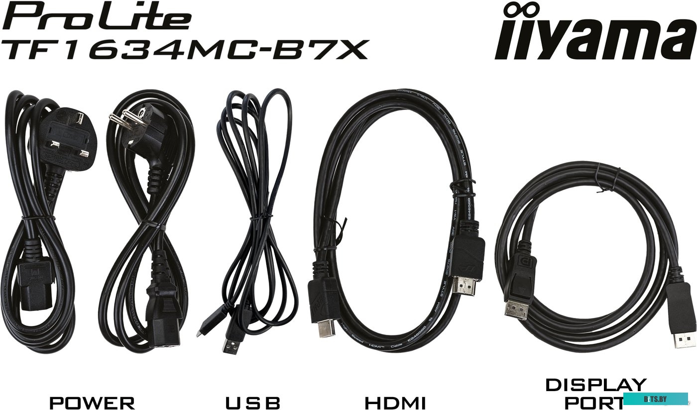 Монитор LCD 15' 1024x768 TN TOUCH, 250cd/m2 H170°/V160° VGA, DVI, HDMI Speakers,Black