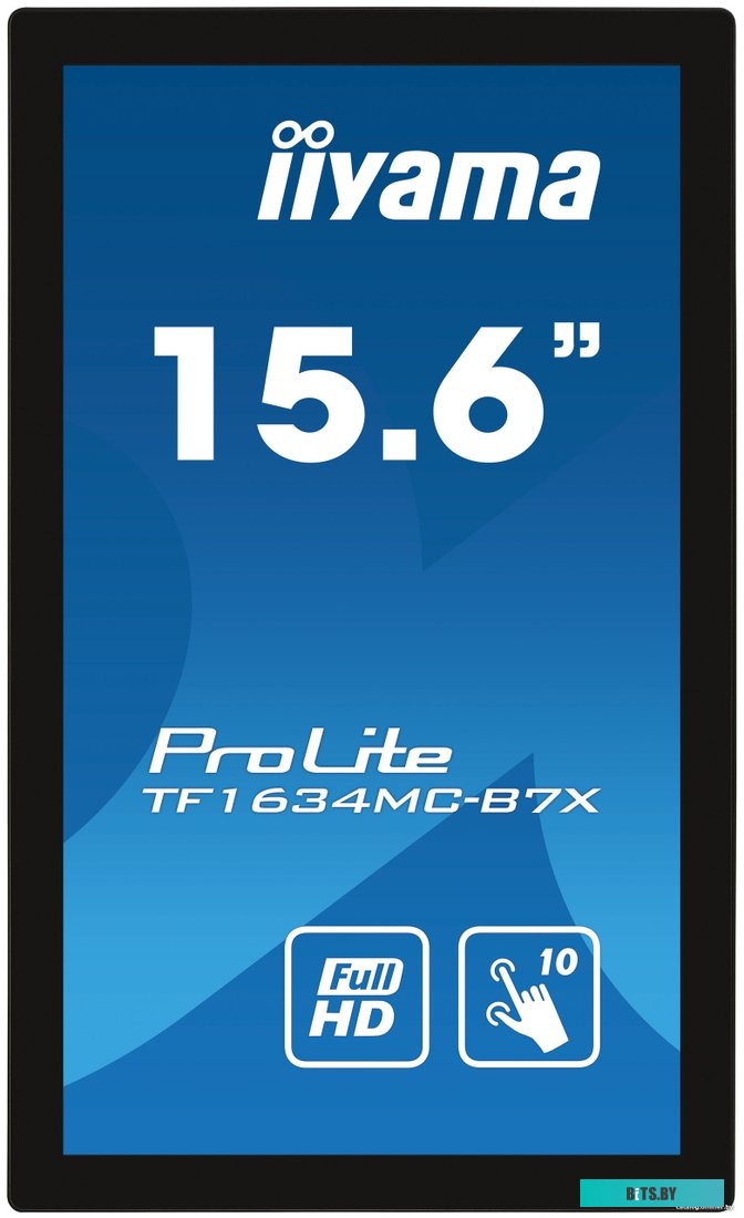 Монитор LCD 15' 1024x768 TN TOUCH, 250cd/m2 H170°/V160° VGA, DVI, HDMI Speakers,Black