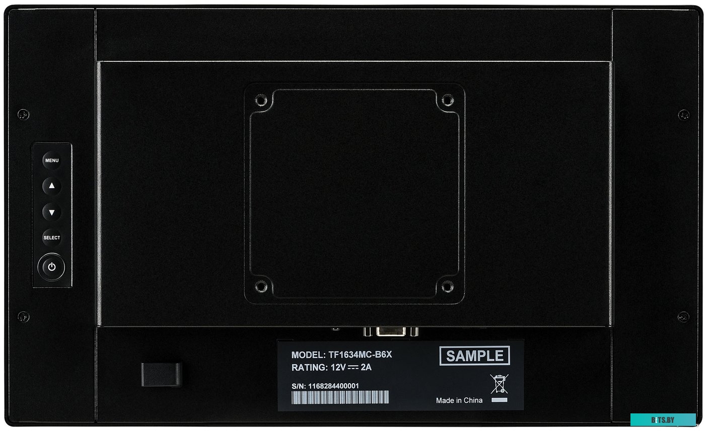 Монитор LCD 15' 1024x768 TN TOUCH, 250cd/m2 H170°/V160° VGA, DVI, HDMI Speakers,Black