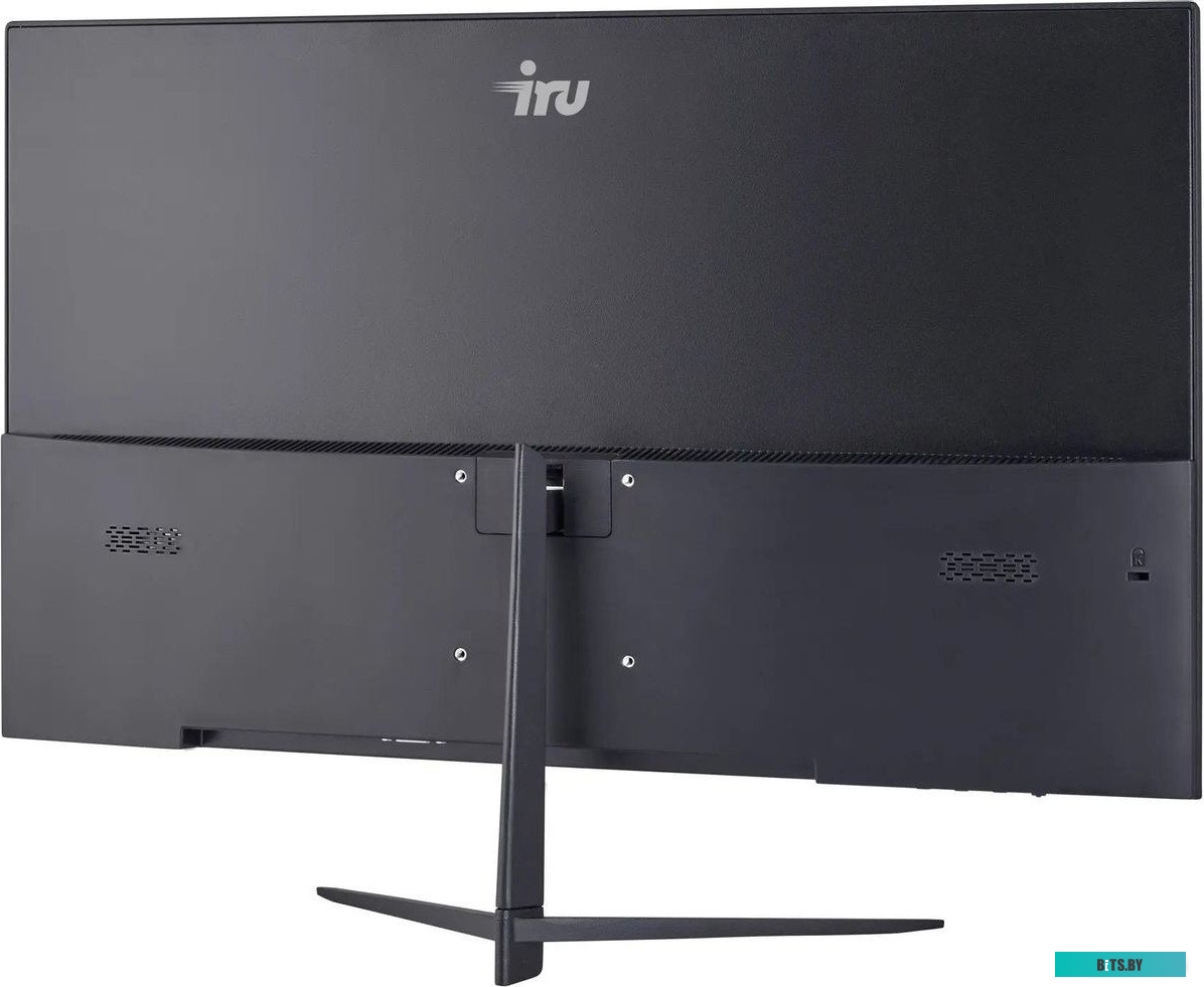 24F01B Монитор IRU 23.8" Малахит 24F01B черный IPS LED 5ms 16:9 HDMI матовая 250cd 178гр/178гр 1920x1080 75Hz VGA DP FHD 3.1кг (RUS)