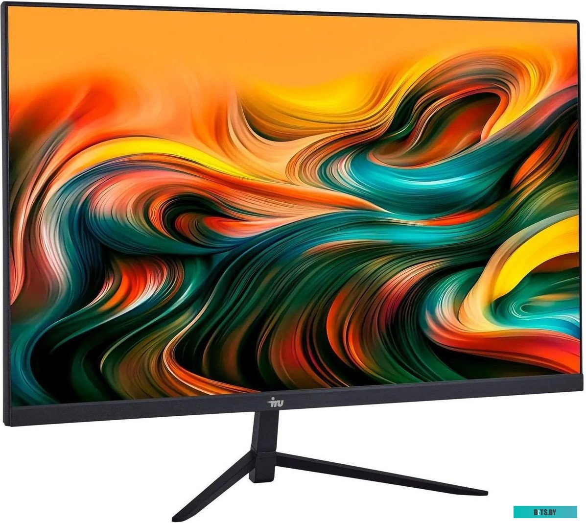 24F01B Монитор IRU 23.8" Малахит 24F01B черный IPS LED 5ms 16:9 HDMI матовая 250cd 178гр/178гр 1920x1080 75Hz VGA DP FHD 3.1кг (RUS)