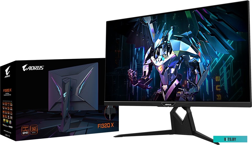 32&quot; Gigabyte AORUS FI32Q X-EK Gaming monitor Black (IPS, 2560x1440,   уц-3-3 400 cd/m, 1000:1, 2xUSB3.0, USB Type-C, 270Hz) (20VM0-AFI32QXBT-1EKR