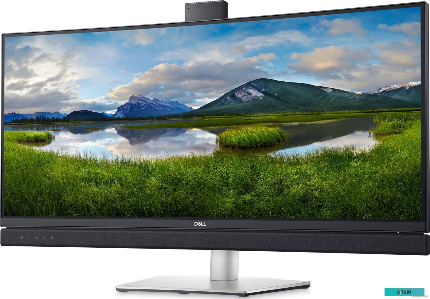 3422-4925 Монитор Dell 34" C3422WE черный IPS LED 8ms 21:9 HDMI M/M Cam матовая HAS 1000:1 300cd 178гр/178гр 3440x1440 DisplayPort FHD USB