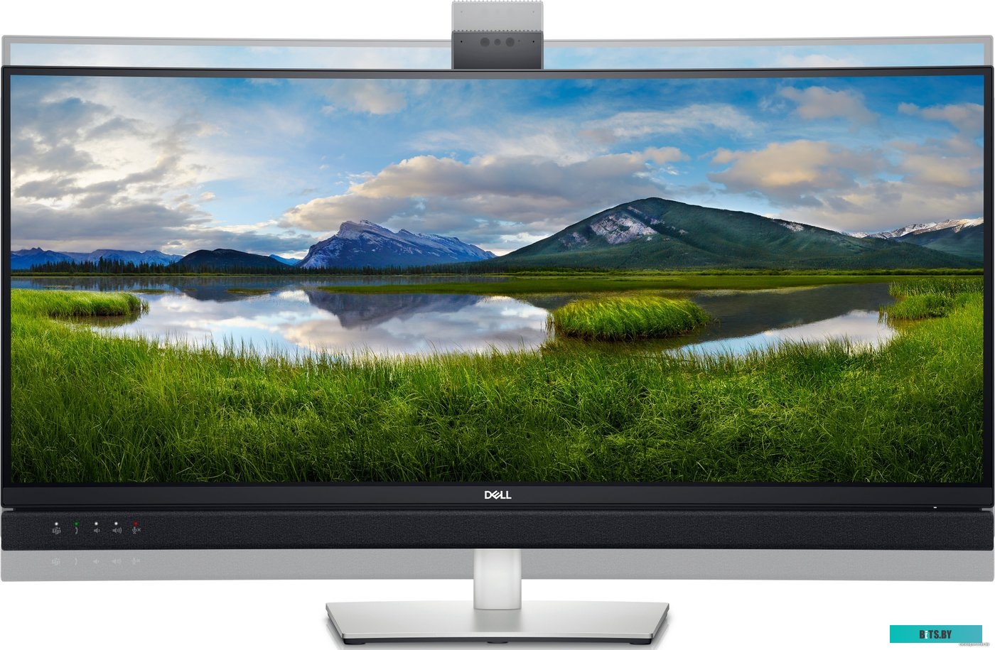 3422-4925 Монитор Dell 34" C3422WE черный IPS LED 8ms 21:9 HDMI M/M Cam матовая HAS 1000:1 300cd 178гр/178гр 3440x1440 DisplayPort FHD USB