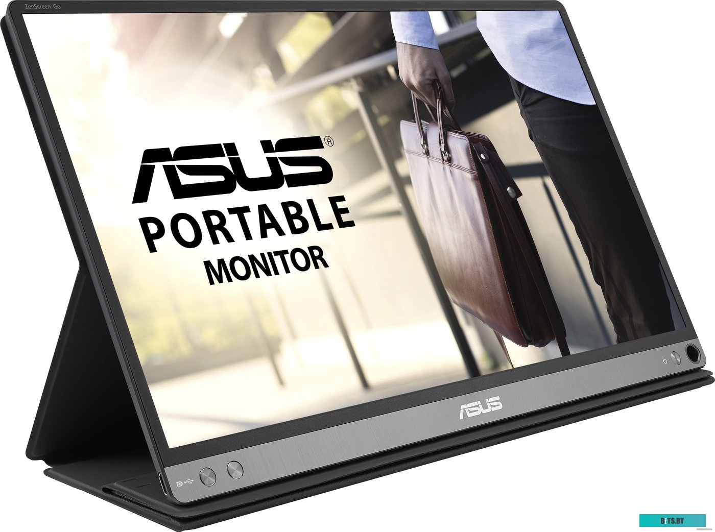 Монитор ASUS Portable MB16AP 15.6", темно-серый [90lm0381-b02170]