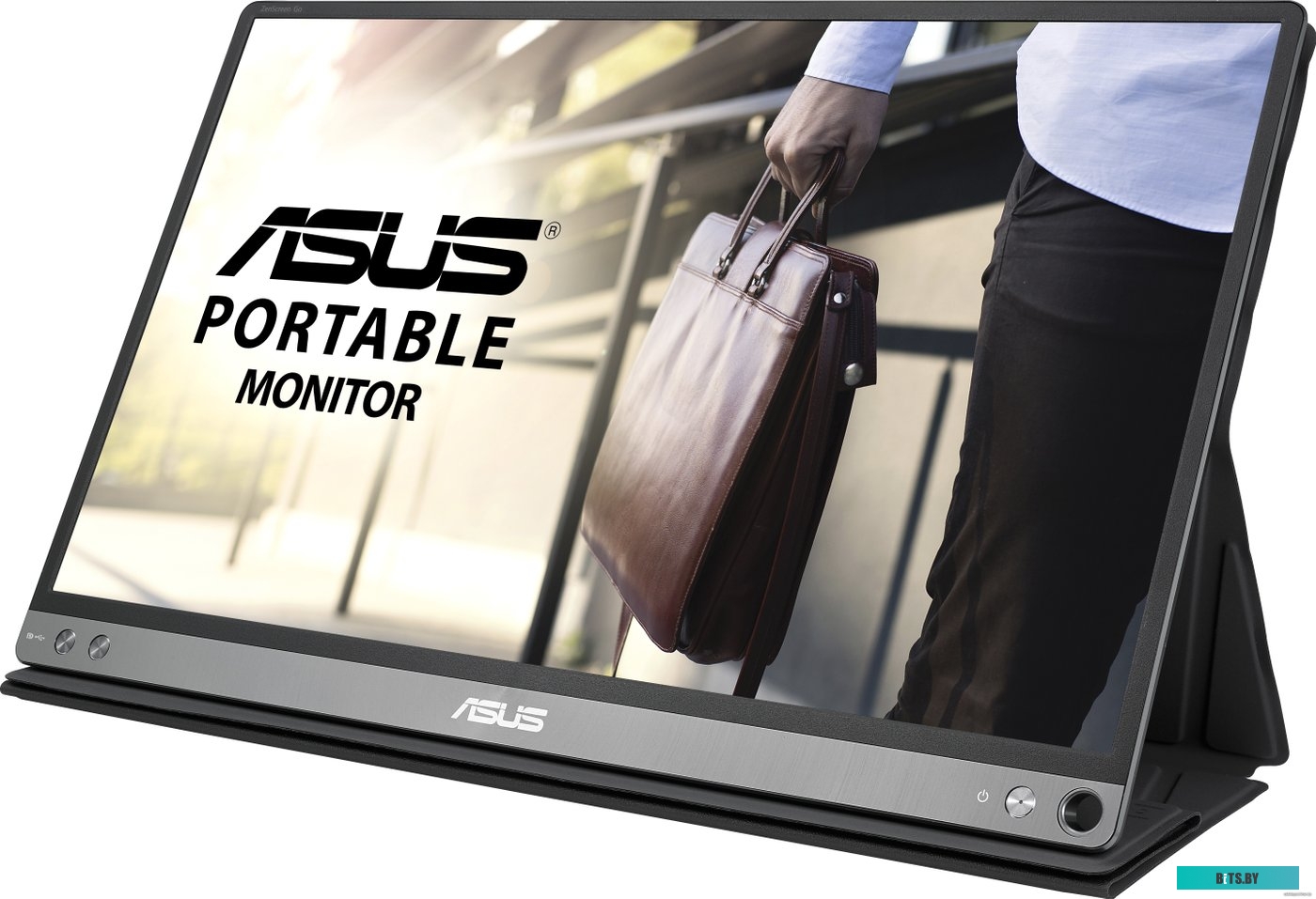 Монитор ASUS Portable MB16AP 15.6", темно-серый [90lm0381-b02170]