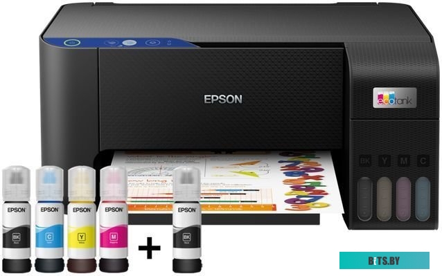 МФУ Epson EcoTank L3211 (ресурс стартовых контейнеров 6500/8100, контейнер 003)
