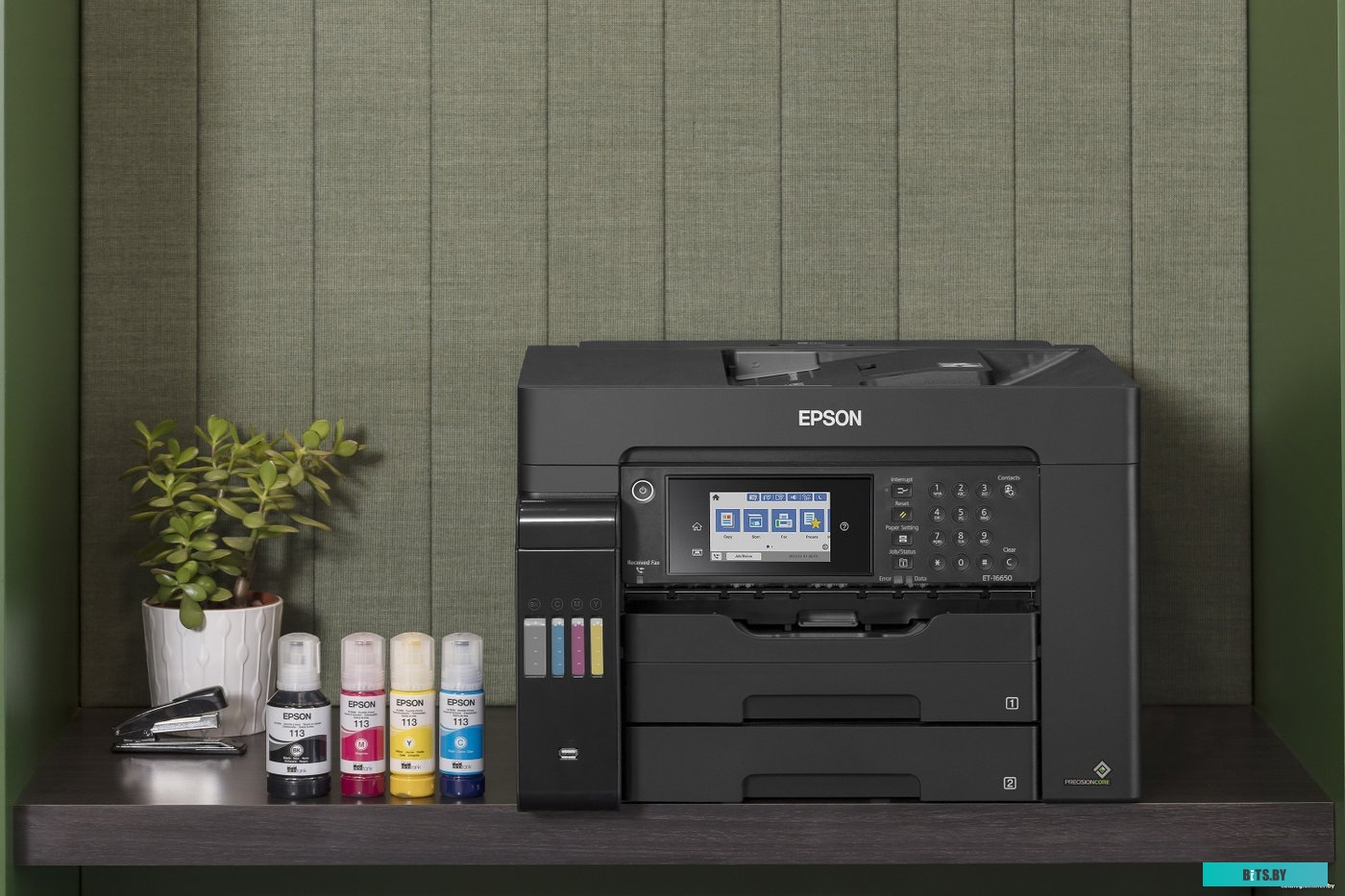 МФУ Epson L15150 (ресурс стартовых контейнеров 6500/5200, контейнер 112)