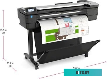 Широкоформатный принтер HP DesignJetT830 MFP F9A30D#B19