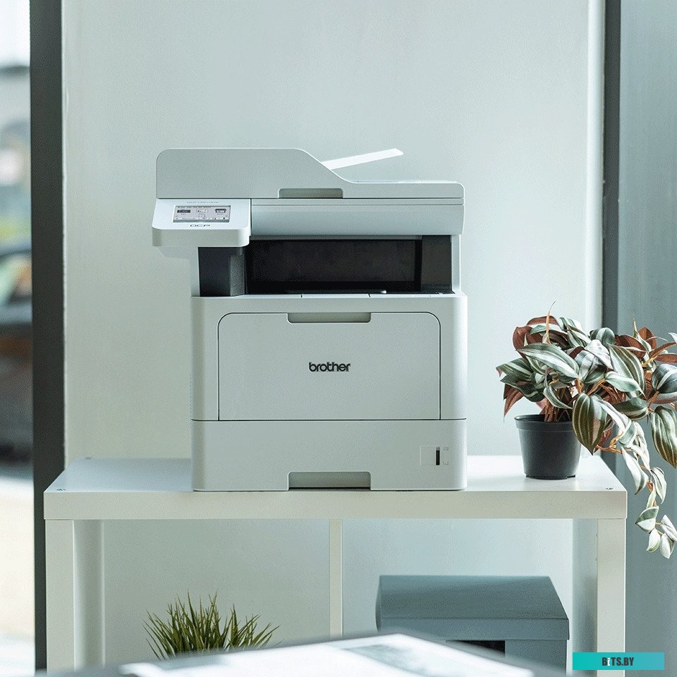 DCPL5510DW МФУ лазерное черно-белое Brother DCP-L5510DW A4, 48стр/мин, 512Мб, PCL, дуплекс, ADF50, GigaLAN, WiFi, 1 лоток на 250л, стартовый картридж 