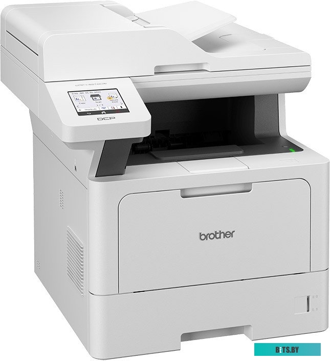 DCPL5510DW МФУ лазерное черно-белое Brother DCP-L5510DW A4, 48стр/мин, 512Мб, PCL, дуплекс, ADF50, GigaLAN, WiFi, 1 лоток на 250л, стартовый картридж 
