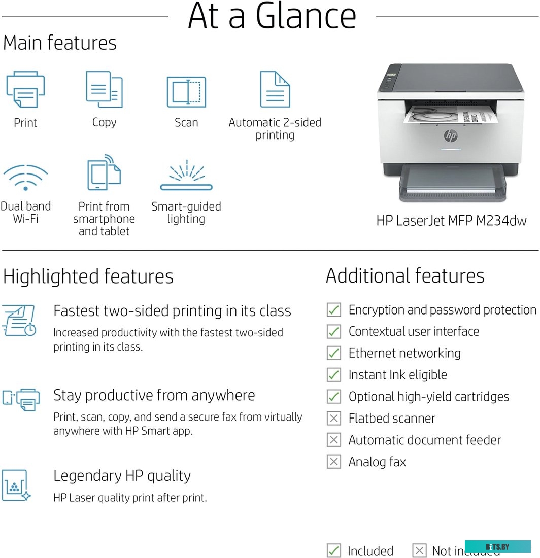 МФУ HP LaserJet M234dw 6GW99F