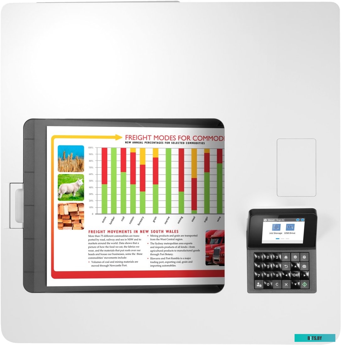 Принтер HP Color LaserJet Enterprise M554dn <7ZU81A>